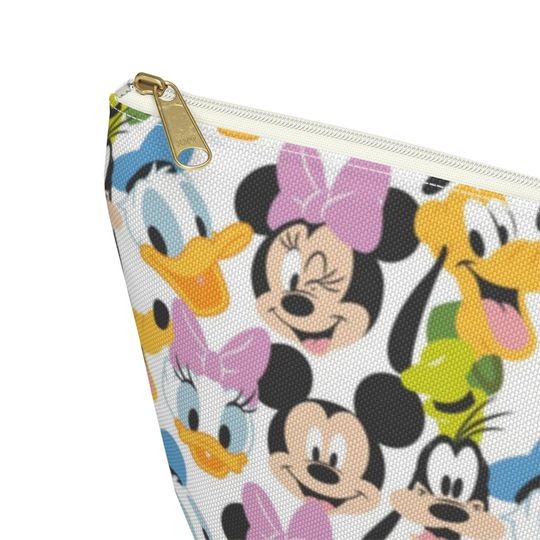 Classic Disney Characters Cotton Cosmetic Bag