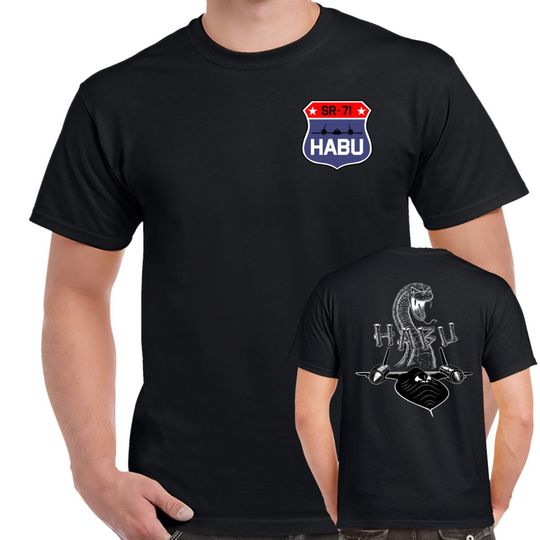 SR-71 Blackbird Habu Double Sided Adult T-Shirt