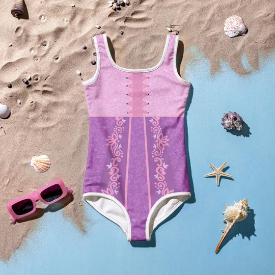 Rapunzel Swimsuit | Disney Kids & Youth Swimsuit | Disney Vacation | Disney Cruise | Tangled Swimsuit