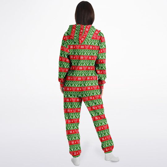 Disney Christmas Men's Hooded Jumpsuit | Christmas Pajama Outfits | Family Matching Pajamas