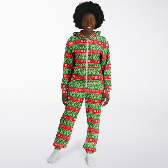 Disney Christmas Men's Hooded Jumpsuit | Christmas Pajama Outfits | Family Matching Pajamas