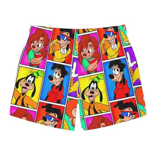 Goofy Movie Disney Men's Beach Shorts