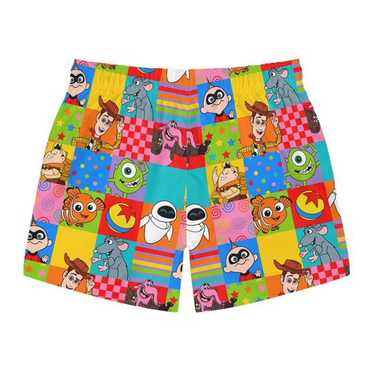 Pixar Character Disney Men's Beach Shorts