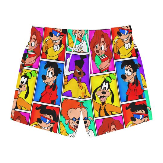 Goofy Movie Disney Men's Beach Shorts