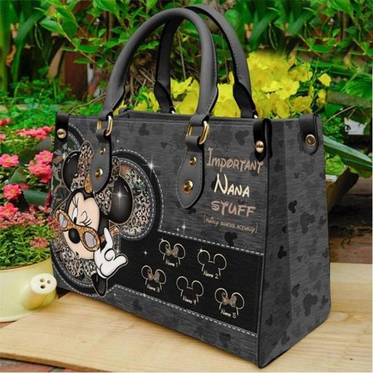 Vintage Mickey Leather HandBag, Mickey Handbag