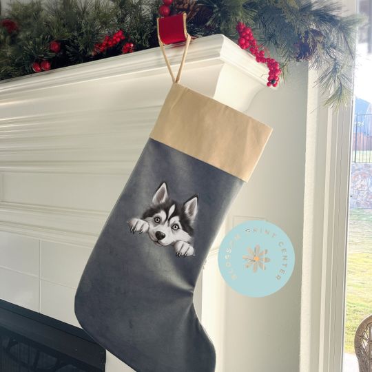 Personalized dog stocking, Disney Christmas Dog Breed Stocking
