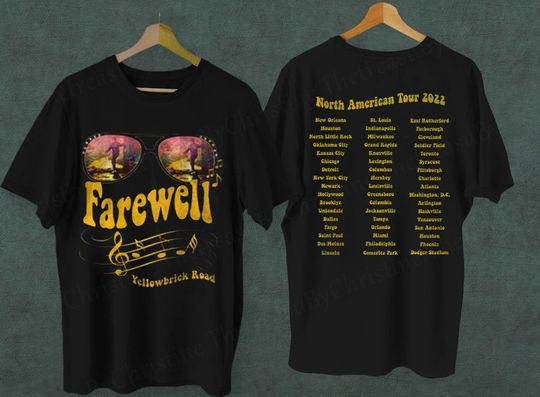 Elton John Farewell Tour Yellow Brick Road 2022 Shirt