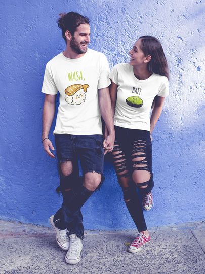 Funny Matching Couple Shirts, Matching Outfits for Boyfriend and Girlfriend, Matching T-shirts for Couples, His and Her Gift - Combo Apparel