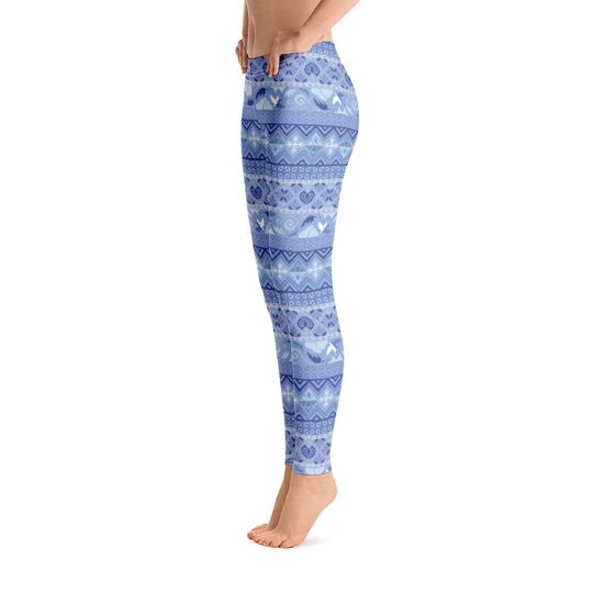 Elsa Ice Winter Print Leggings