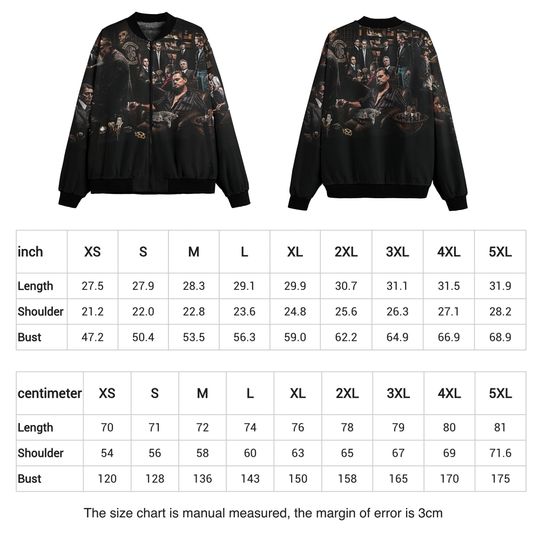 Classic Mobster Films Fleece Bomber Jacket