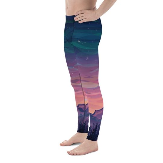 Mountain Sunset Men's Leggings