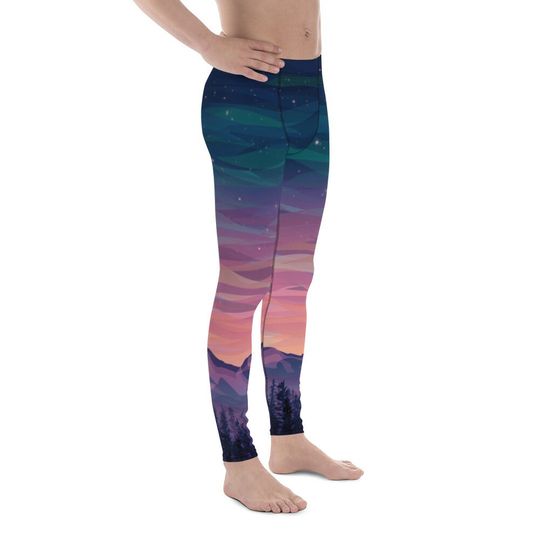 Mountain Sunset Men's Leggings
