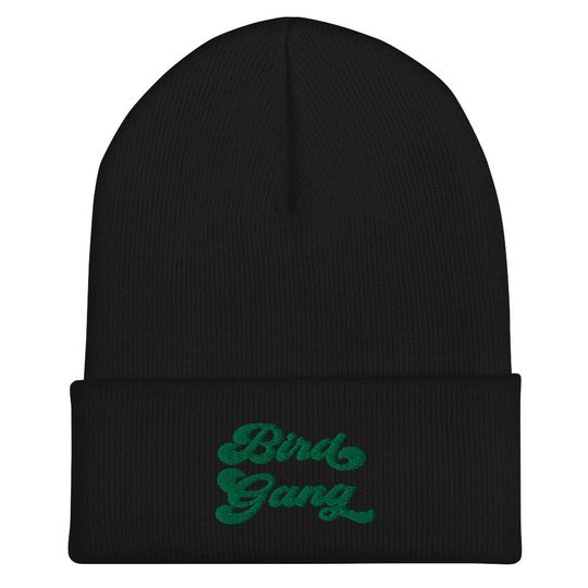 Bird Gang Cuffed Beanie - Embroidered