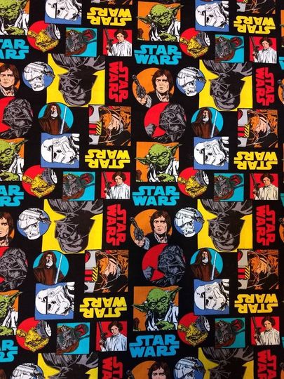 Star Wars Cotton or Flannel Fitted Crib Sheet, Crib Cover for Baby