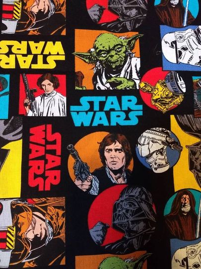 Star Wars Cotton or Flannel Fitted Crib Sheet, Crib Cover for Baby