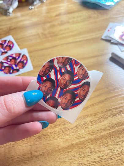 Jumping Josh Allen Sticker