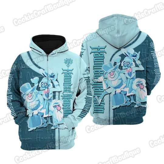 Personalized The Haunted Mansion Pullover Hoodie, Disney Haunted Mansion