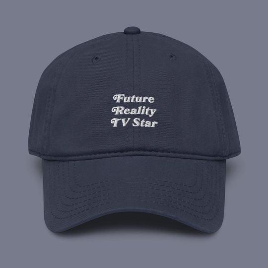 Future Reality TV Star Embroidered Garment Washed Baseball Cap | Senior Superlatives