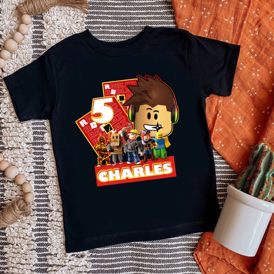 Roblox Birthday Boy Shirt, Roblox Birthday party theme