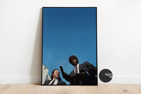 PULP FICTION Minimal Style Movie Poster Print