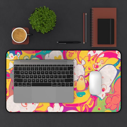Whimsical Cheese Wall Desk Mat
