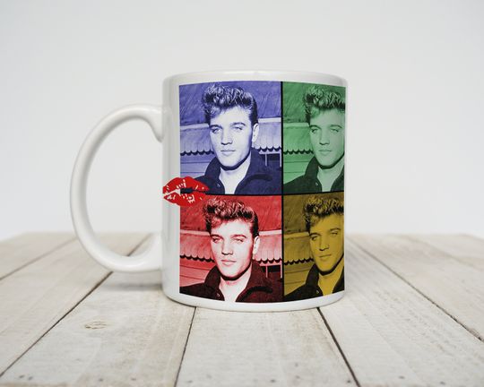 Elvis Presley Kiss Mug Elvis Presley Mug