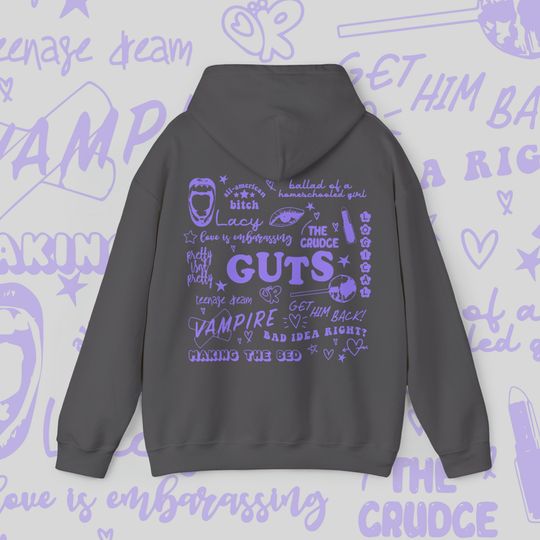 Olivia Rodrigo Guts Hoodie | Olivia Rodrigo Merch