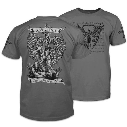 Saint Michael Defend Us 3D Tshirt