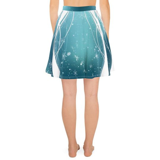Elsa Inspired Running Costume Skirt f