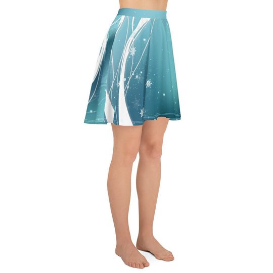 Elsa Inspired Running Costume Skirt f