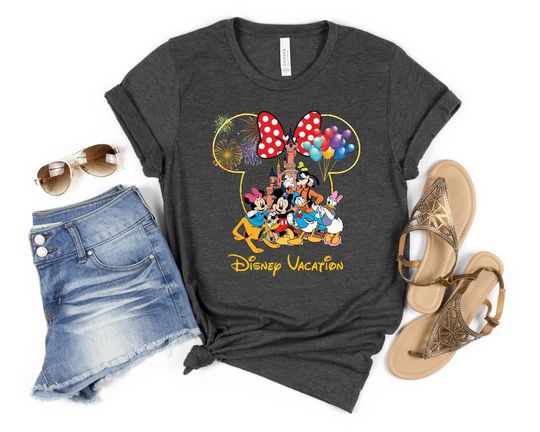 Disney Trip 2024 Shirts, Disney Castle 2024 Shirt, Custom Disney Family Shirts