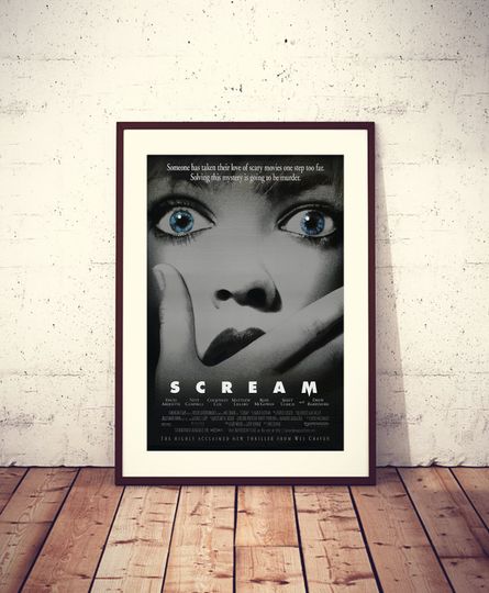 Scream, digital poster, instantly downloadable printable poster