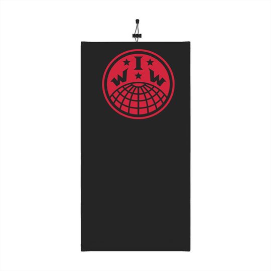 IWW Logo Winter Neck Gaiter With Drawstring - One Big Union