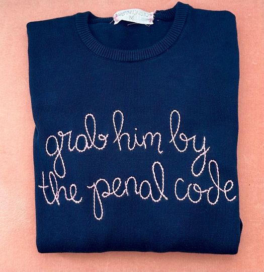 CUSTOM, 100% Cotton Sweater, Custom hand embroidered sweater, unisex