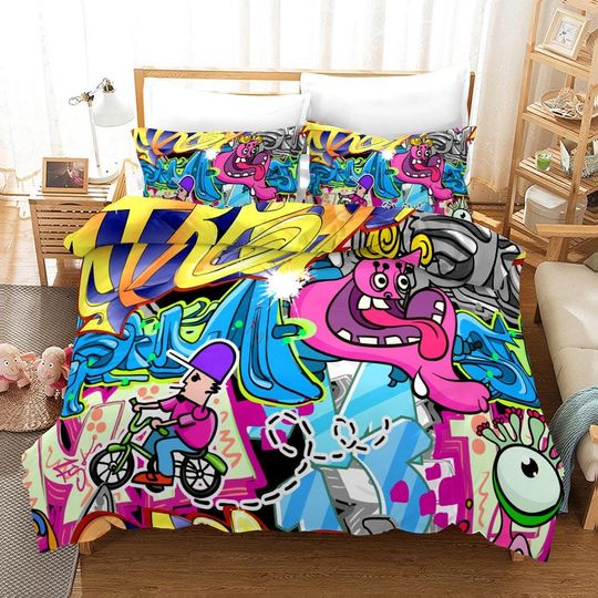3D Street Duvet Cover Set