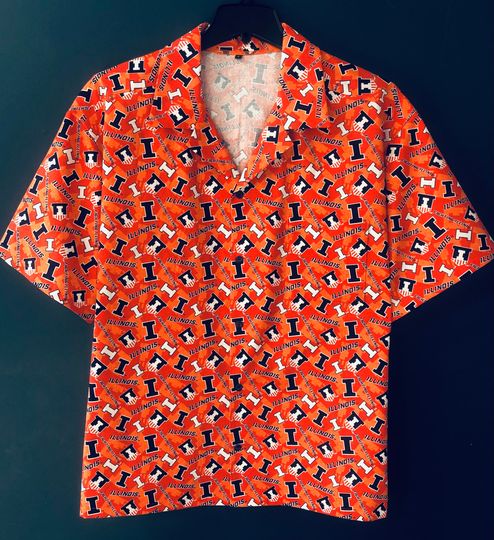 Fighting Illini Hawaiian Shirt