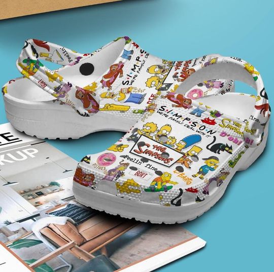 Custom The Simpsons Foam Clogs Shoes, The Simpsons Summer Shoes, Mens Womens Sandals