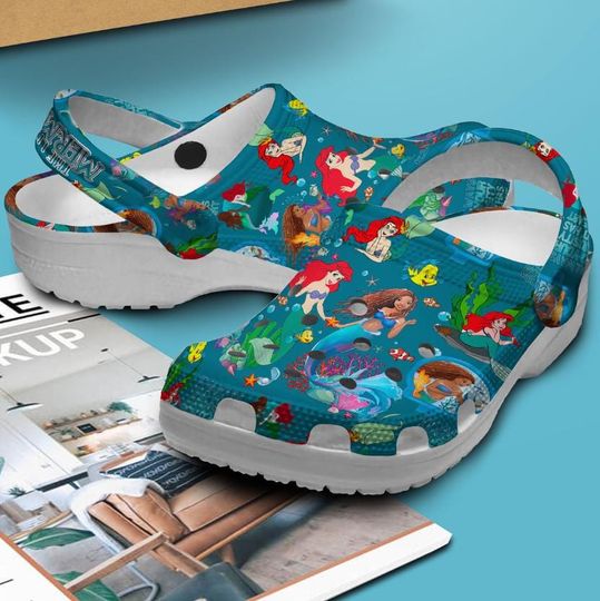 Disney The Little Mermaid Clogs, Disney Clogs