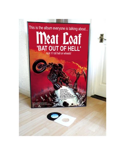 MEATLOAF Bat Out Of Hell promotional poster