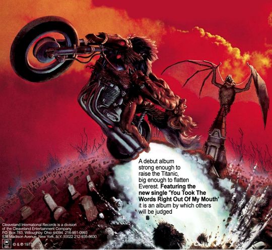 MEATLOAF Bat Out Of Hell promotional poster