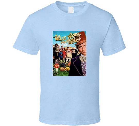 Willy Wonka And The Chocolate Factory Tee Cool Movie Fan Retro T Shirt