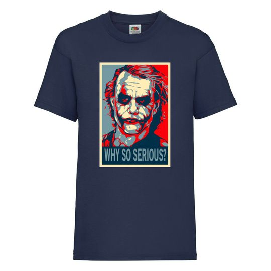 Joker Movie Why So Serious Character Poster Tshirt