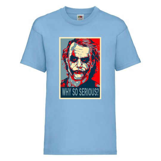 Joker Movie Why So Serious Character Poster Tshirt