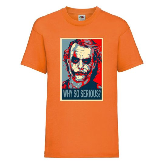 Joker Movie Why So Serious Character Poster Tshirt