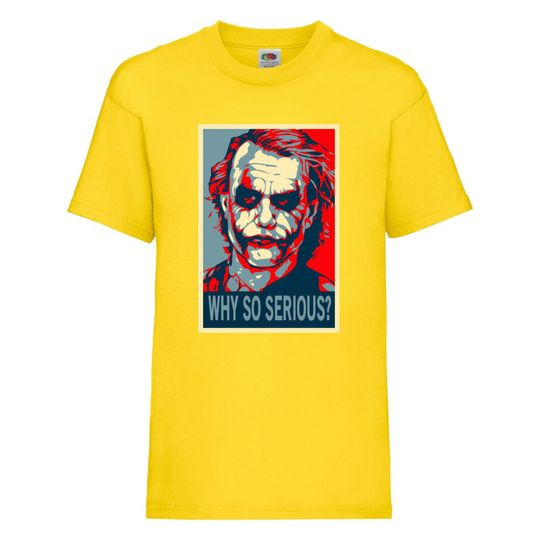 Joker Movie Why So Serious Character Poster Tshirt