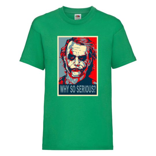 Joker Movie Why So Serious Character Poster Tshirt