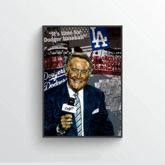 Rip Vin Scully Poster, Rip Vin Scully Premium Matte Vertical Posters