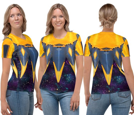 Cosmic Rewind Starblaster Womens 3D Shirt | Disney Short Sleeve Cotton Tee | Disney Cosplay Shirt | Disneyland Trip Outfit For Adult/Kid