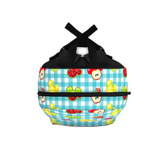 Mickey Fruits and Gingham Backpack, Disney Bag for Kids