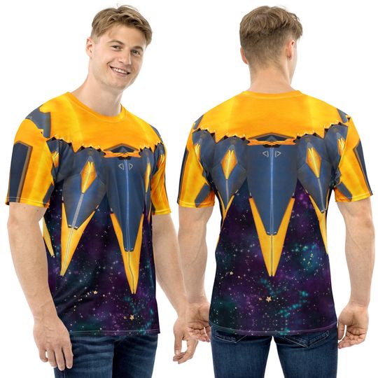 Cosmic Rewind Starblaster Mens Shirt | Disney Short Sleeve Cotton Tee | Disney Cosplay Shirt | Disneyland Trip Outfit For Adult/Kid